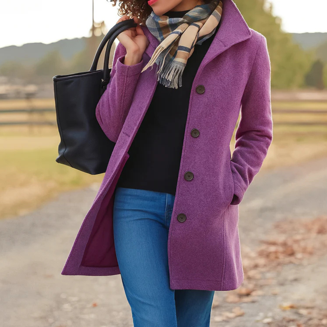 Irma - Classic Button-Front Coat
