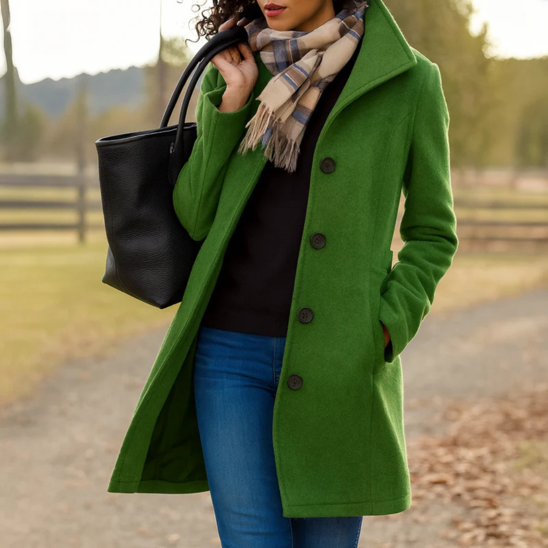 Irma - Classic Button-Front Coat