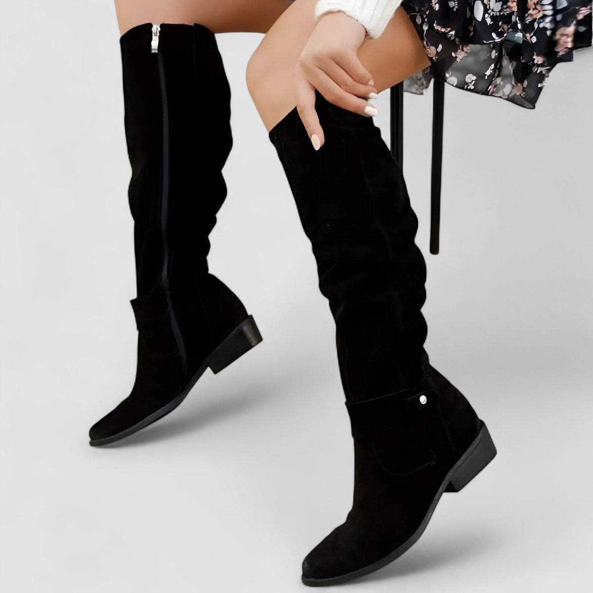 Charlotte - Suede High Boots