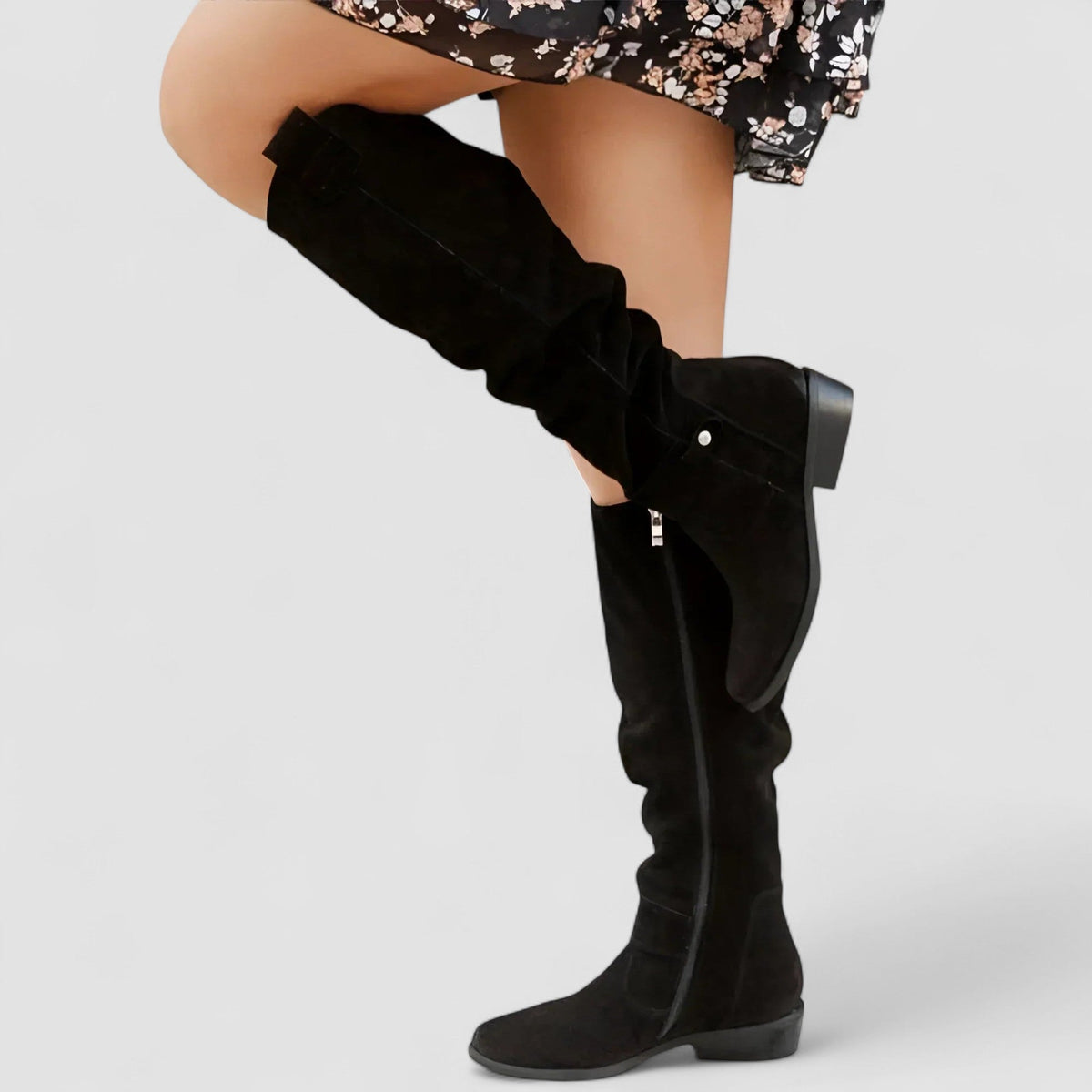 Charlotte - Suede High Boots