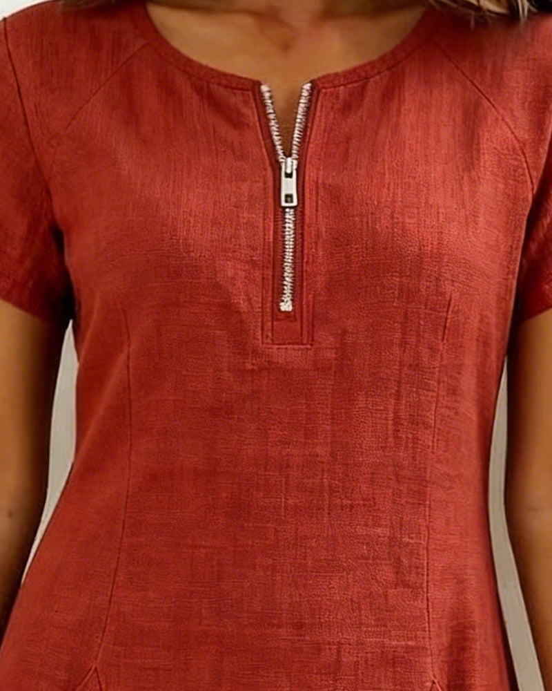 Judith - Breezy Cotton-Linen Dress