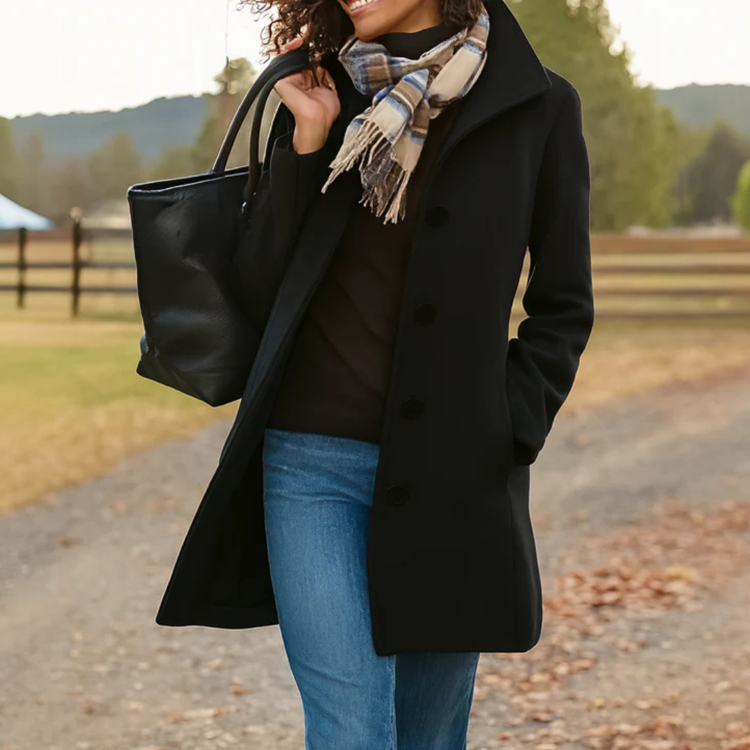 Irma - Classic Button-Front Coat