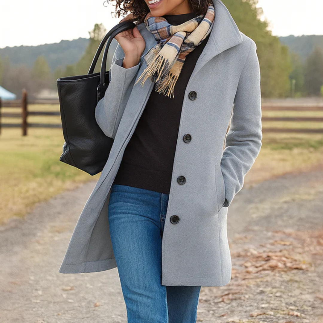 Irma - Classic Button-Front Coat