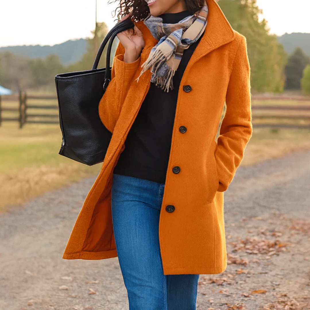 Irma - Classic Button-Front Coat