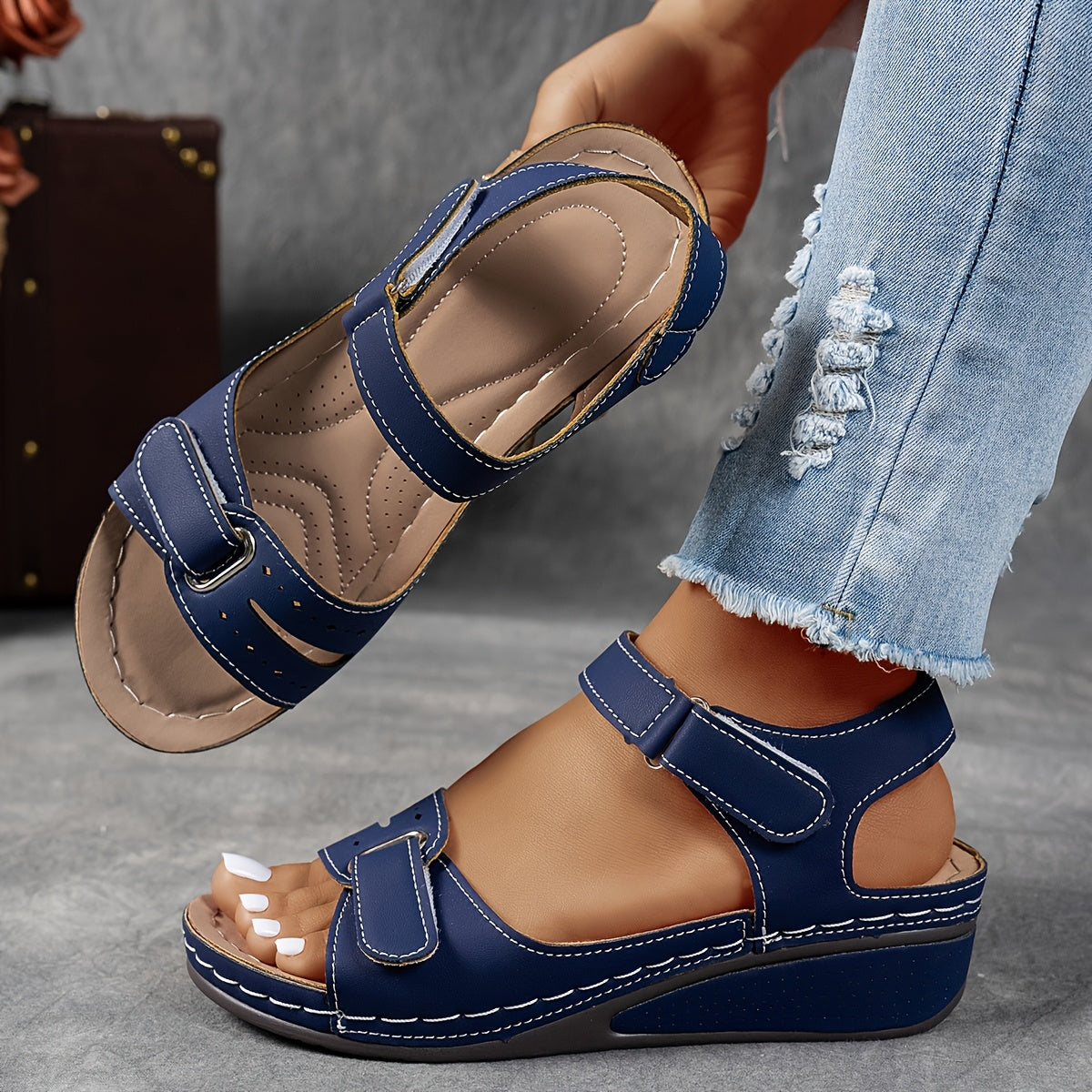 Priscilla - Adjustable Strap Comfort Sandals