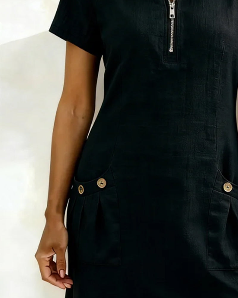 Judith - Breezy Cotton-Linen Dress