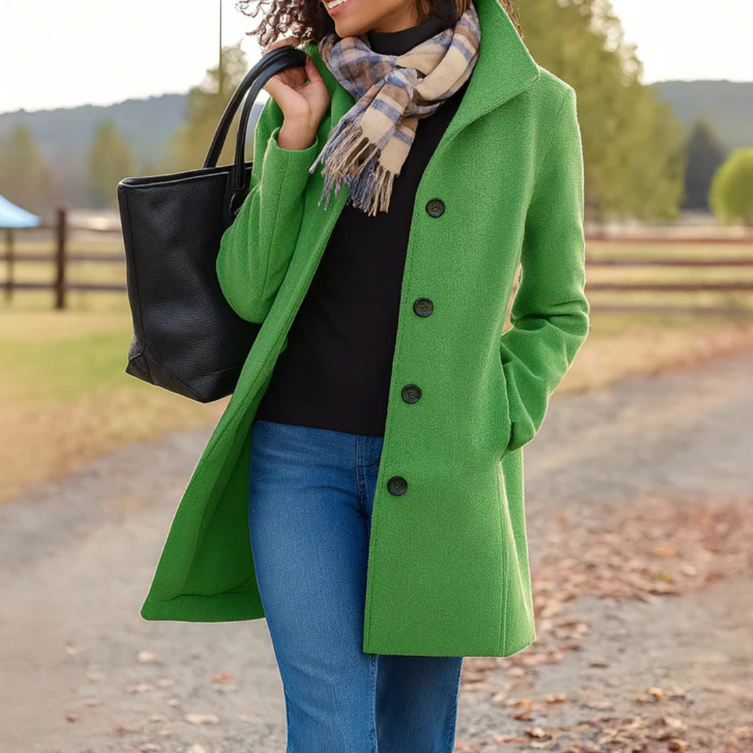 Irma - Classic Button-Front Coat
