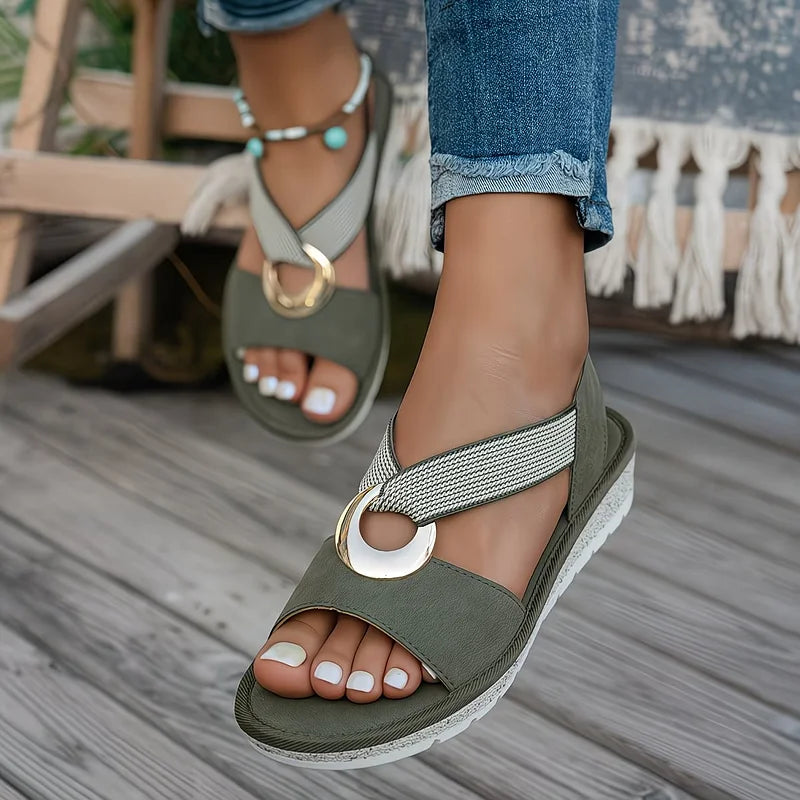 Roberta - Comfortable Summer Slip-On Sandals
