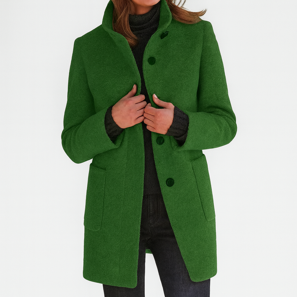Josephine - High-Collar Wool Coat