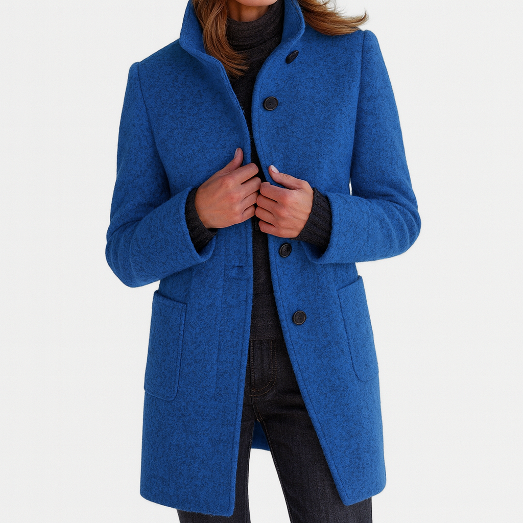 Josephine - High-Collar Wool Coat