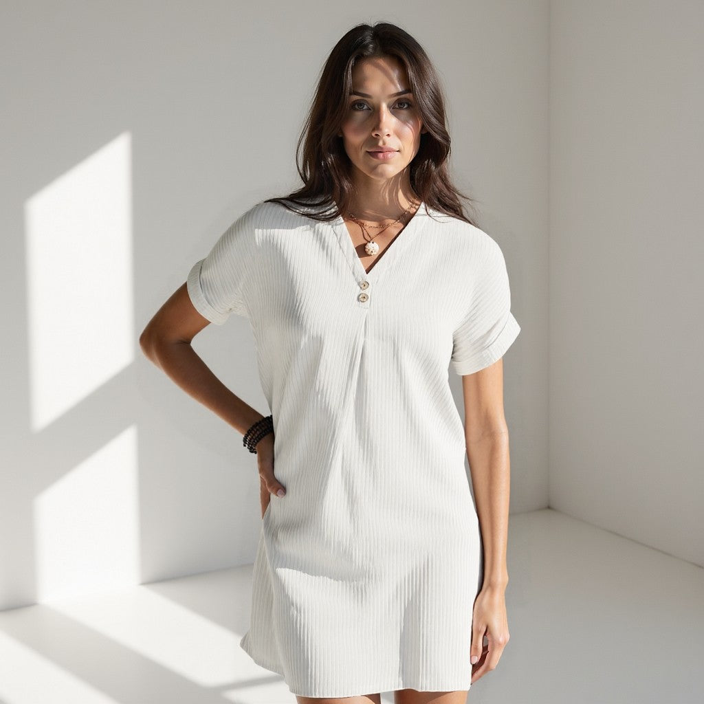 Kinley - Classic Pleated Midi Dress