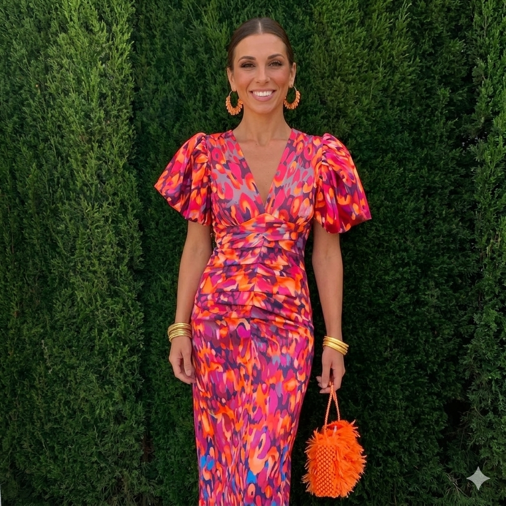 ISABELLA - ELEGANT FLORAL DRESS