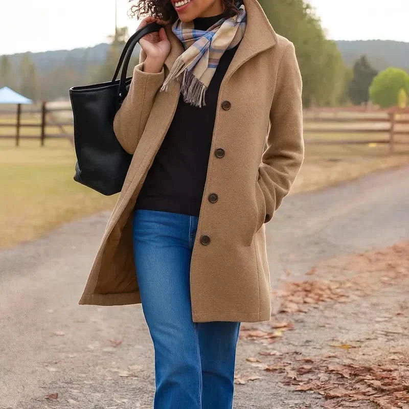 Irma - Classic Button-Front Coat