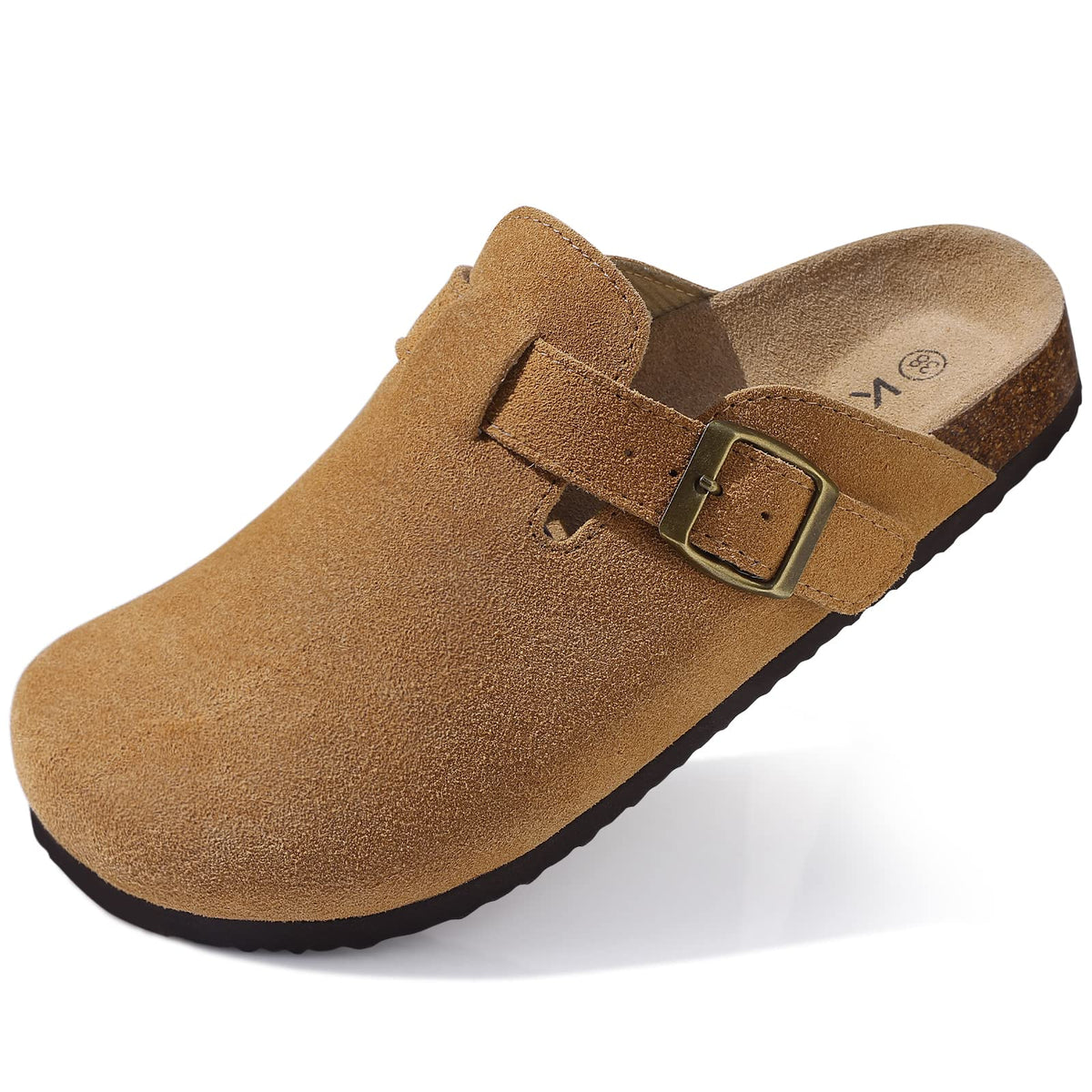 Riley - Suede Ergonomic Clogs
