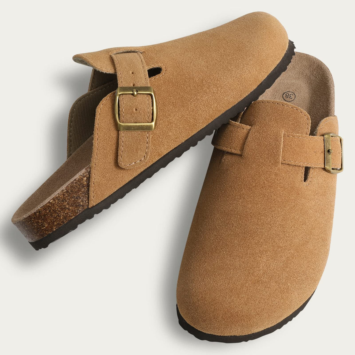 Riley - Suede Ergonomic Clogs