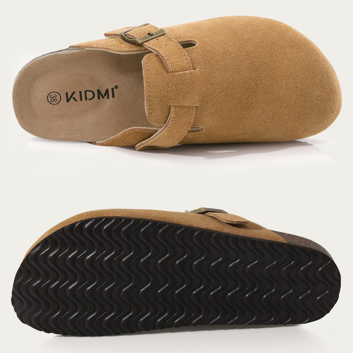 Riley - Suede Ergonomic Clogs