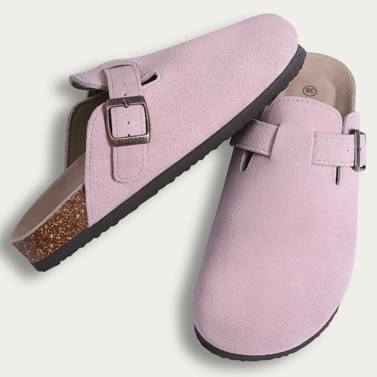 Riley - Suede Ergonomic Clogs