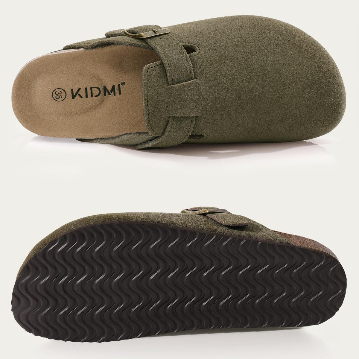 Riley - Suede Ergonomic Clogs