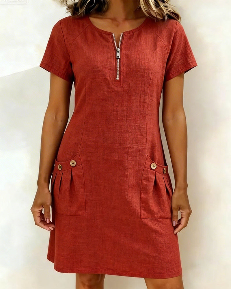 Judith - Breezy Cotton-Linen Dress