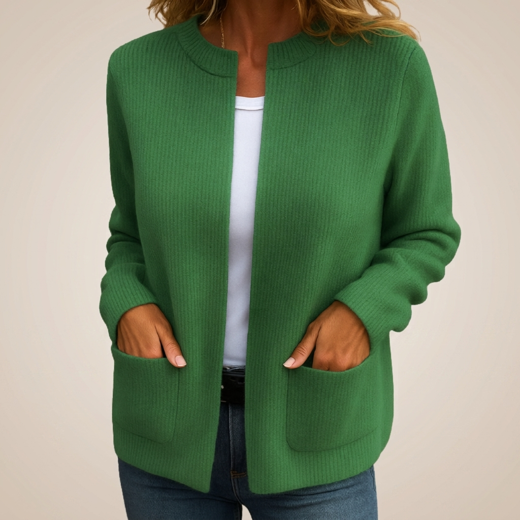 Harriet - Zip-Up Knit Cardigan