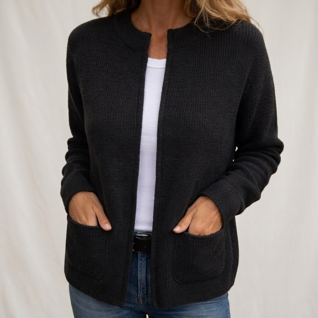 Harriet - Zip-Up Knit Cardigan