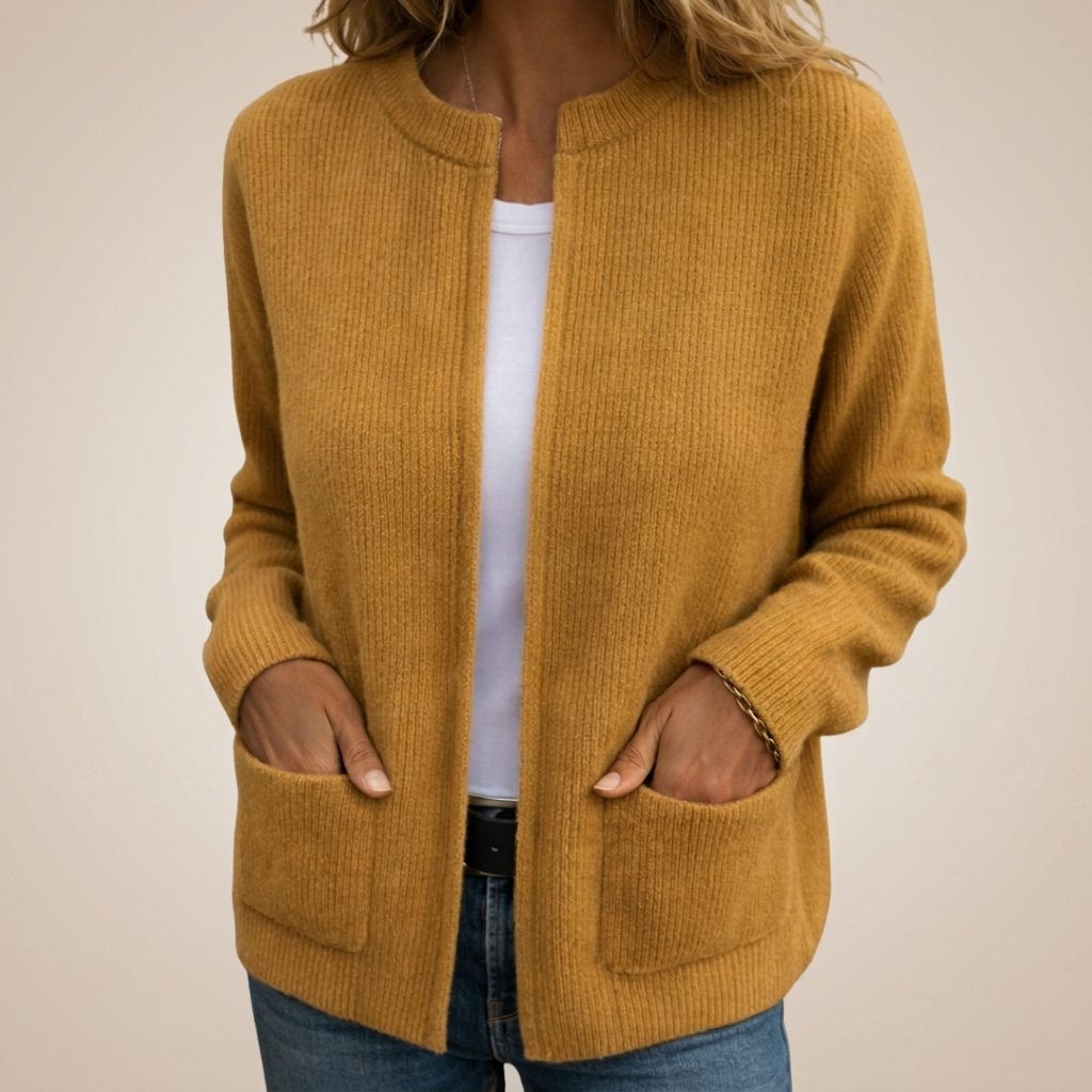 Harriet - Zip-Up Knit Cardigan