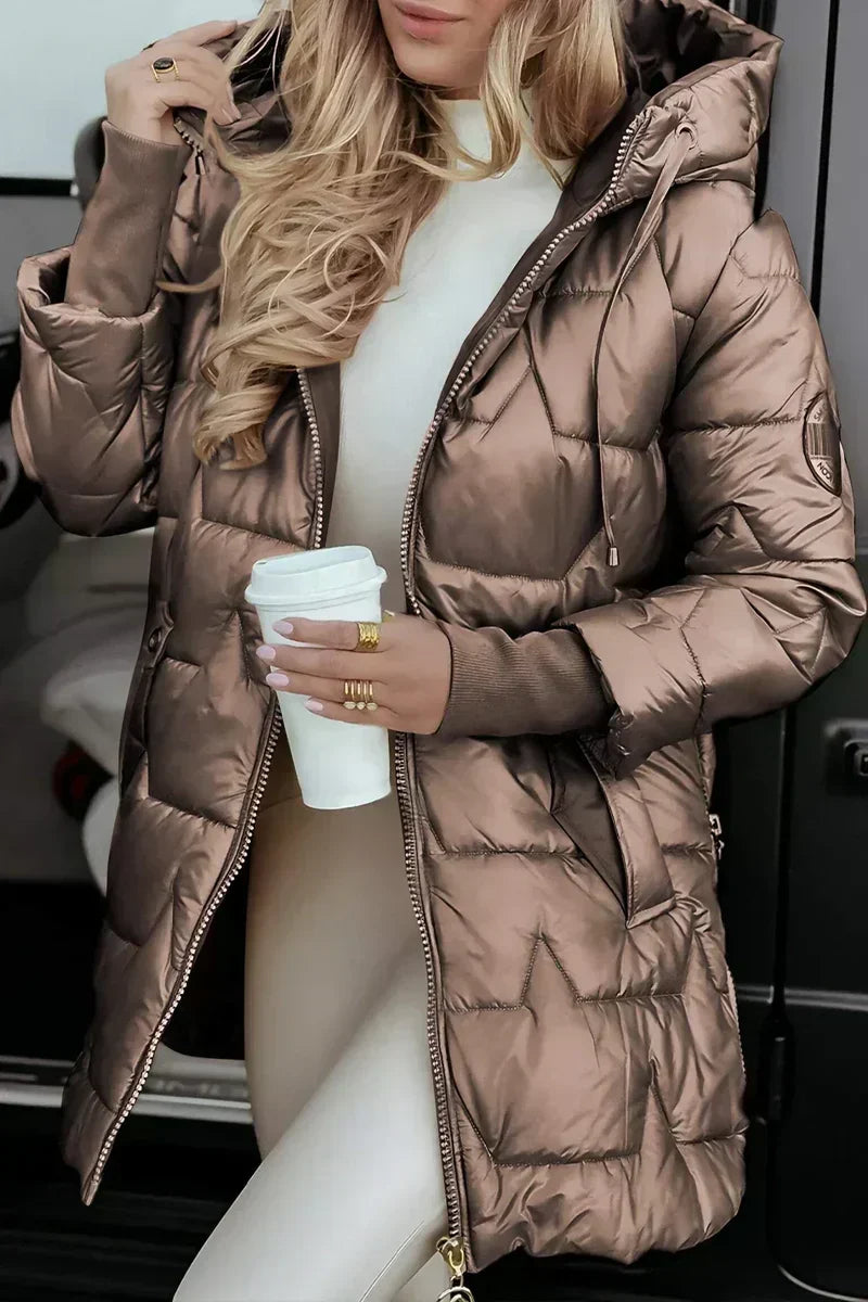 Lenore - Quilted Hooded Winter Coat