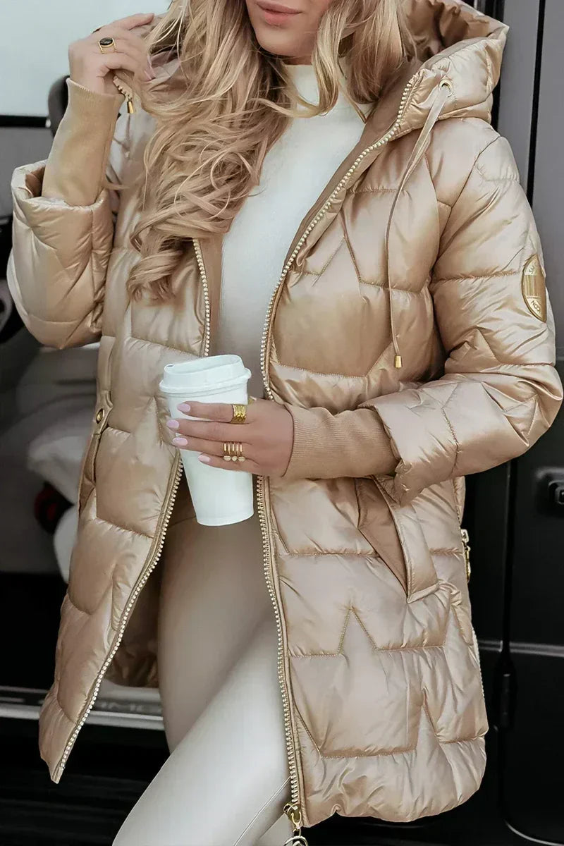 Lenore - Quilted Hooded Winter Coat
