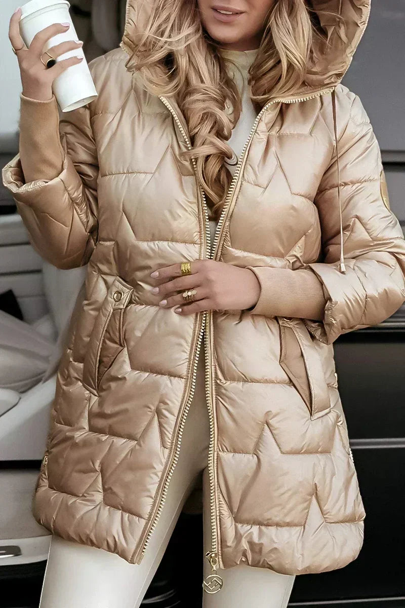 Lenore - Quilted Hooded Winter Coat