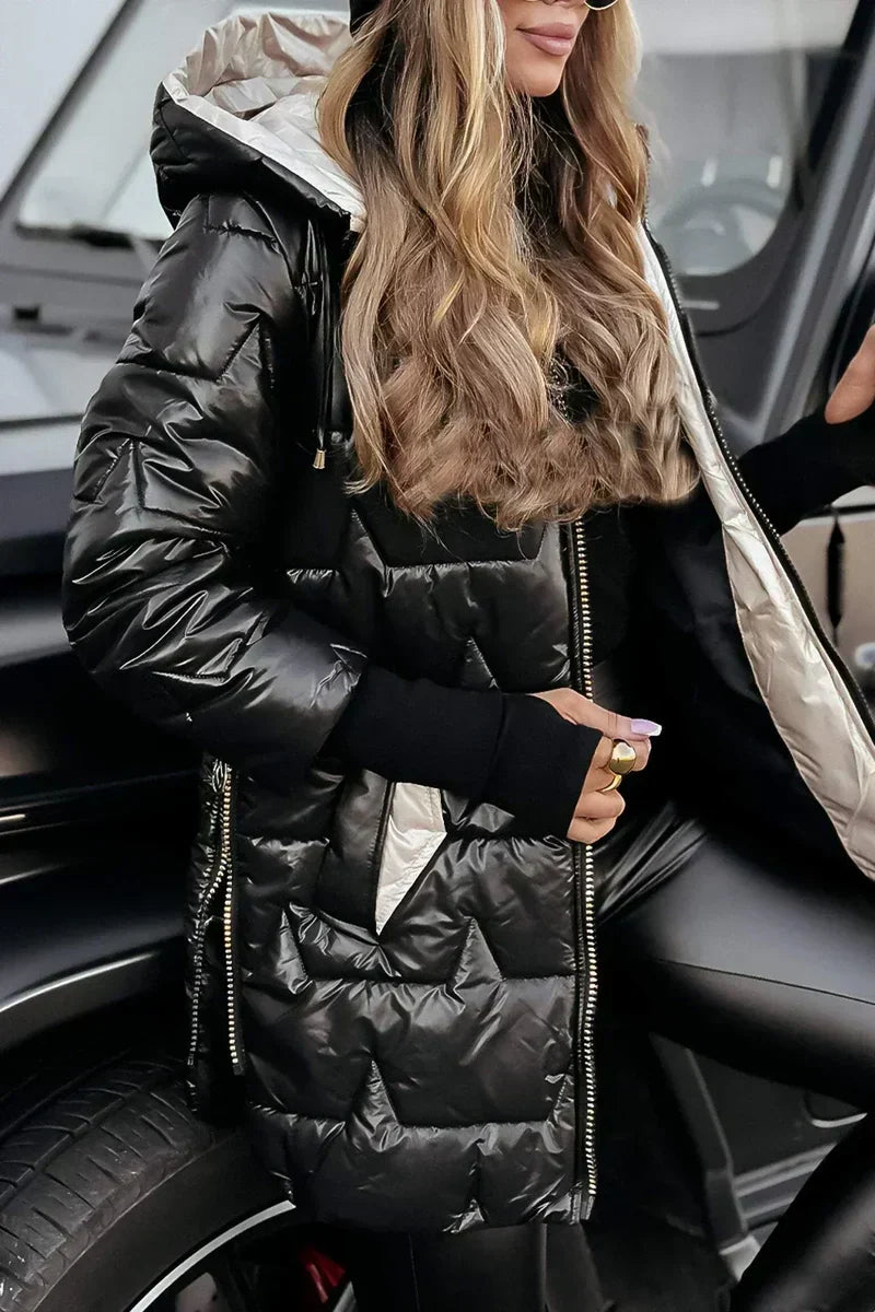 Lenore - Quilted Hooded Winter Coat