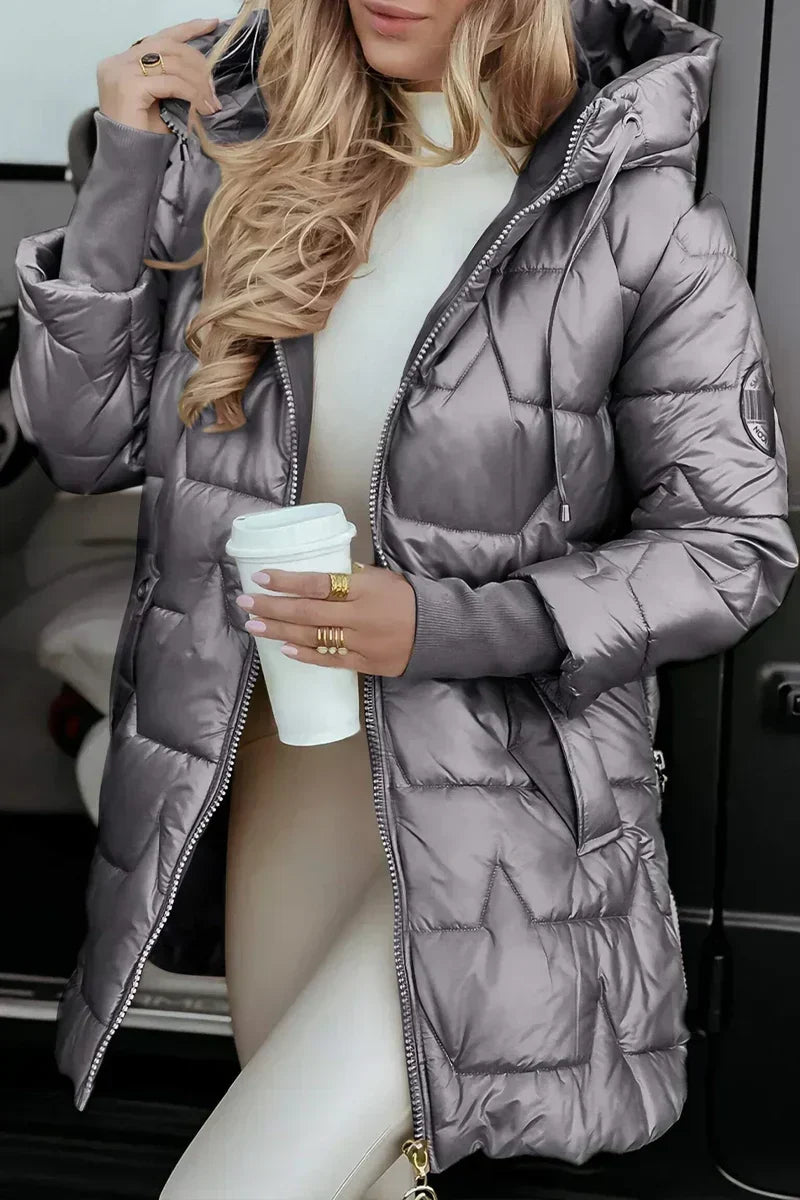 Lenore - Quilted Hooded Winter Coat